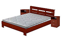 Ліжко 160х200 з 2-ма тумбочками ПКТ-2 Стиль яблуня Компаніт (164х213х77 см)