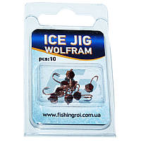 Мормышка вольфрамовая Кристалл с камнем Fishing ROI Ice Jig 0.44 г., 2.5 мм.