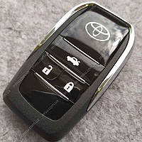 Выкидной корпус ключа Toyota улучшенный 3 кнопки