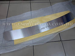 Накладка на бампер Renault Duster/FL з 2010-2013 - рр. (NataNiko)