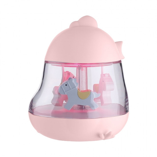 Музичний Нічник Курчатко Карусель (Рожевий)