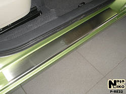 Захист порогів - накладки на пороги Renault SCENIC II/GRAND SCENIC II з 2003-2009 рр. (Premium)