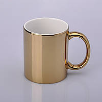 Чашка для сублімації металізована Золото 330 мл, фото 1