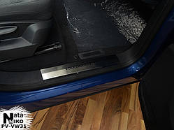 Накладки на внутрішні пороги Volkswagen TOUAREG II/FL з 2010-2014 - рр. (NataNiko)