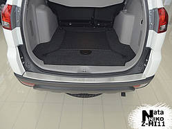 Накладка на бампер з загином Mitsubishi PAJERO SPORT II з 2008 р. (NataNiko)