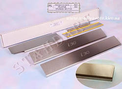 Захист порогів - накладки на пороги Hyundai I30 IIIc 2013 р. (Standart)