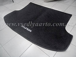 Ворсовий килимок в багажник HYUNDAI IX35 (Сірий)