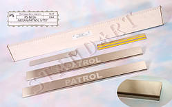 Захист порогів - накладки на пороги Nissan PATROL IV з 1997 р. (Standart)