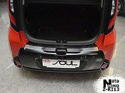 Накладка на бампер з загином KIA SOUL II з 2013- (NataNiko)