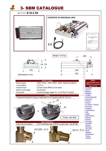 Газовый инфракрасный обогреватель B32 2SX - фото 3 - id-p15442824