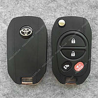 Выкидной корпус ключа Toyota 4 кнопки