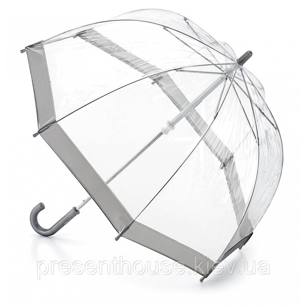 Парасолька-тростина дитяча Fulton Funbrella-2 Silver (Срібний)