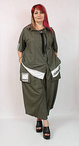 Турецький жіночий прогулянковий костюм великих розмірів 54-68