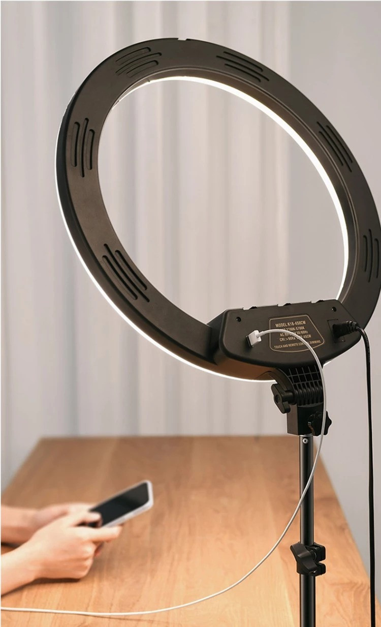 Кольцевая светодиодная Led лампа Ring Fill Light K18 45 см кольцевой свет  48 Вт (ID#1103036536), цена: 1590 ?, купить на Prom.ua