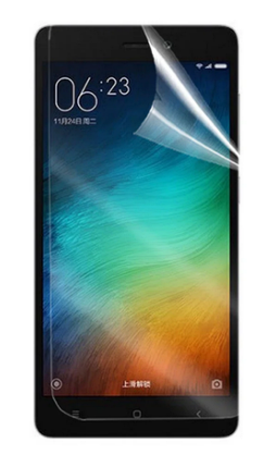 Гідрогелева захисна плівка на Xiaomi Redmi 3 на весь екран прозора, фото 2