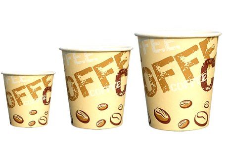 Стакан паперовий одношаровий Coffee, сoffee
