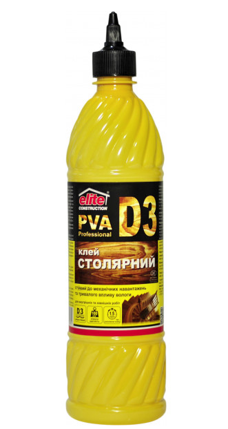 Клей столярний Elite Construction PVA D3 0,5 л