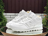Жіночі зимові кросівки New Balance (ХУТРО) білі, фото 4