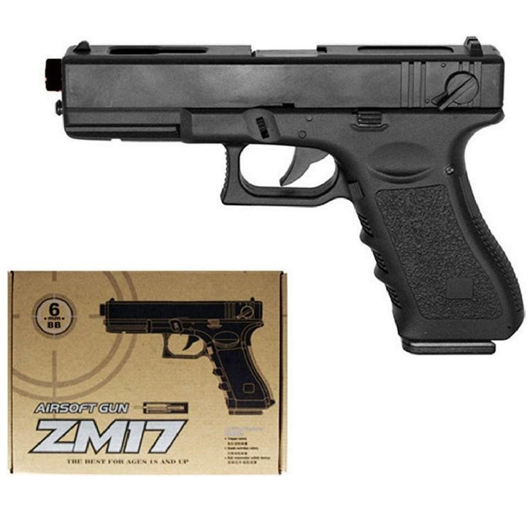 Іграшковий пістолет Glock 17», метал/пластик, CYMA ZM17, фото 1