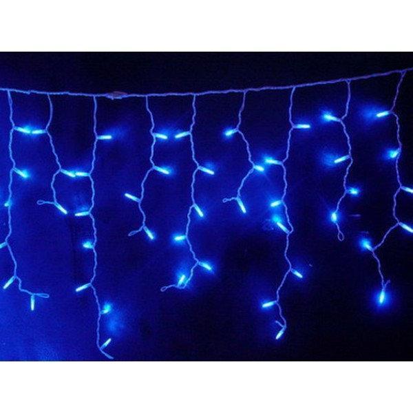 Гірлянда вулична бахрома RD-7114 120 LED 4 м 30/50/70см (флеш) Синя, фото 1