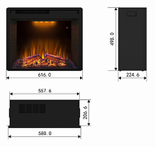 Електрокамін Royal Goodfire 23 LED, фото 3