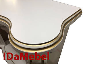 Портал IDaMebel Dallas White с патиной-золото, фото 3