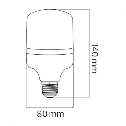 Світлодіодна промислова лампа Torch-20 20 Вт Е27 4200К (001-016-0020-032), фото 2