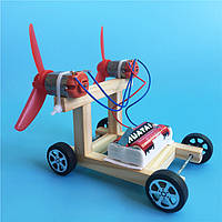 Перегоновий автомобіль із 2 пропелерами, конструктор дитячий — виріб