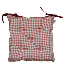 Подушка на стілець Глорія Клітинка 40х40см