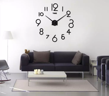 Годинник настінний 3D "DIY" від 50 до 70 см (8953-006), фото 1