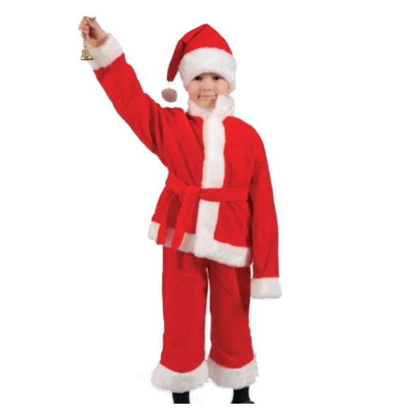 Детский карнавальный костюм Деда Мороза, костюм Санта Клауса - фото 2 - id-p1288922518
