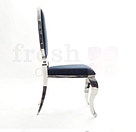 Стілець REMY-DECOR срібний із чорною оббивкою для дому Весіль банкетів від заводу виробника, фото 3