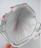 Респіратор FFP3 з клапаном Мікрон ФФП3. ВГІЛЬНИЙ ФІЛЬТР. Маска для обличчя, для медиків., фото 5