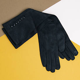 Оптом жіночі рукавиці подовжені з плюшевою підкладкою сенсорні до ліктя замшеві (арт. 902-2)