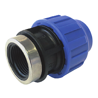 Муфта d 50х 6/4" ВР, STP з внутрішньою різзю, затискна, з'єднувальна