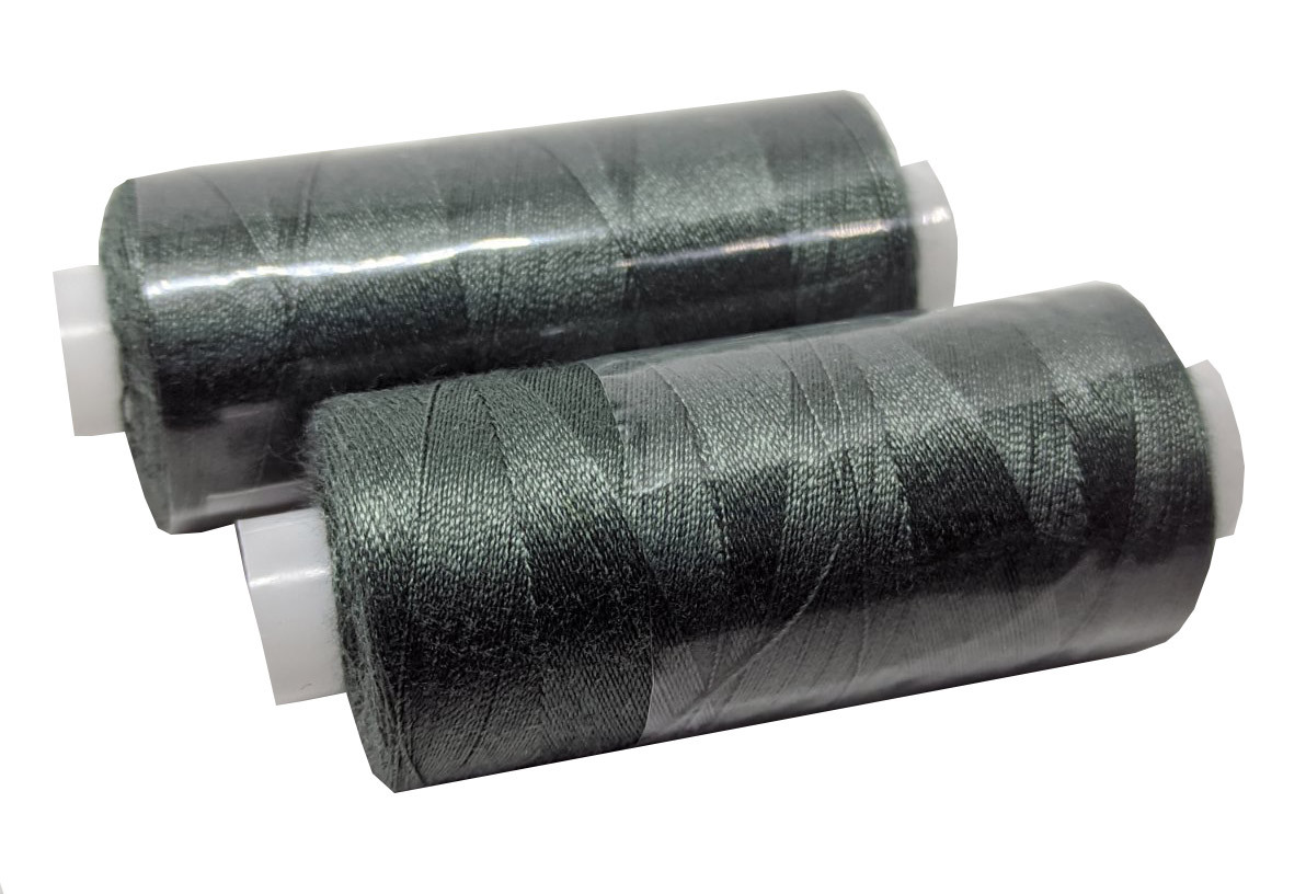 Нитки швейні "Kiwi" №40 (372) зелено-сірий, фото 1