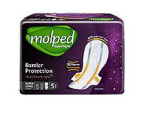 Гигиенические прокладки Molped Super Night Super long 5 шт (8690536806829)