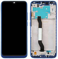 Дисплей для Xiaomi Redmi Note 8 (M1908C3JH, M1908C3JG, M1908C3JI), модуль с рамкой, оригинал Синий