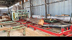 Стрічкова пилорама Mebor HTZ 1100 б/в + загострювальний верстат для пилок