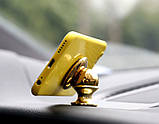 Магнітний тримач в авто Золотий Hyundai подарунок, фото 4
