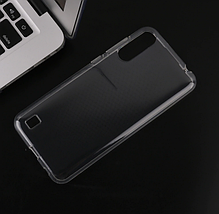 Ультратонкий 0,3 мм чохол для ZTE Blade A51 Lite прозорий, фото 4