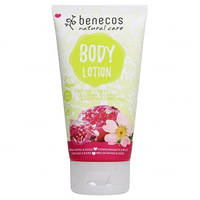 BENECOS Body Lotion - натуральный увлажняющий лосьон для тела, гранат и роза, 150 мл