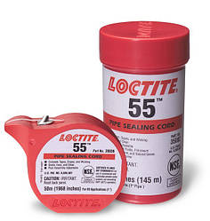 Герметик різьбових з'єднань Loctite 55 (Локтайт 55) — палять, до 4', 130 °C, 160 м