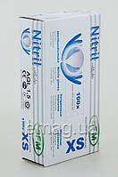 SFM Перчатки нитриловые текстурированные 4 г, 100 шт - Голубые, размер XS