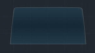 Захисне гібридне скло на монітор 10.2" 9H PEUGEOT 5008 2017 - 2020