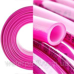 Труба тепла підлога з кисневим бар'єром PEX-B EVOH 16*2.0 Pink Czech Product, фото 1