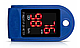 Пульсовий оксиметр Fingertip Pulse Oximeter на палець (пульсоксиметр) синій/білий, фото 8