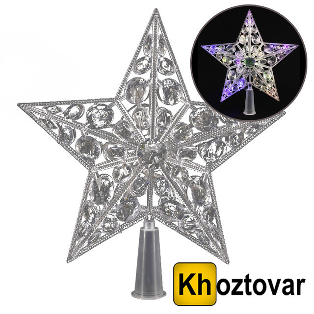 Наконечник на ялинку "Зірка" Star 10L-M, фото 1