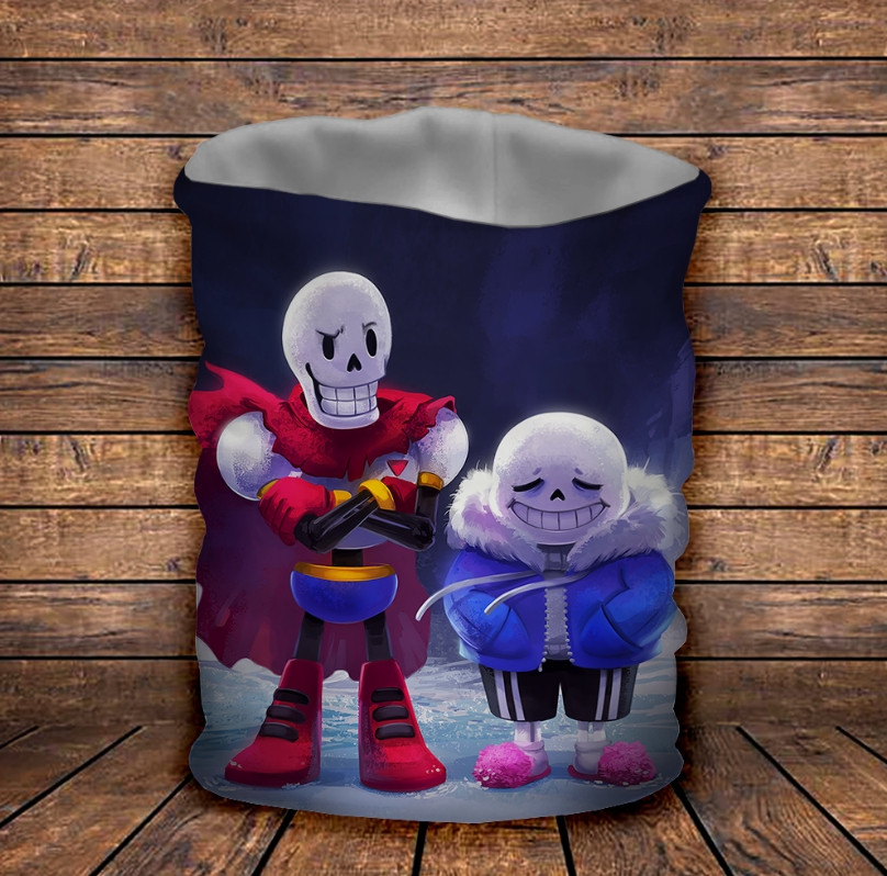 Бафф з 3D принтом Sans & Papirus Undertale