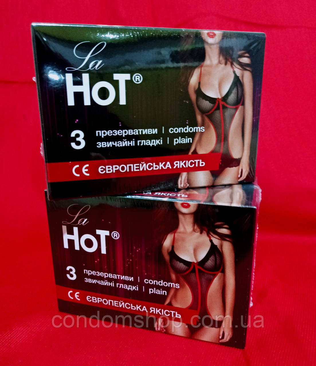 Презервативи LA HOT гладкі класичні без запаху (підходять для УЗД) 72 шт